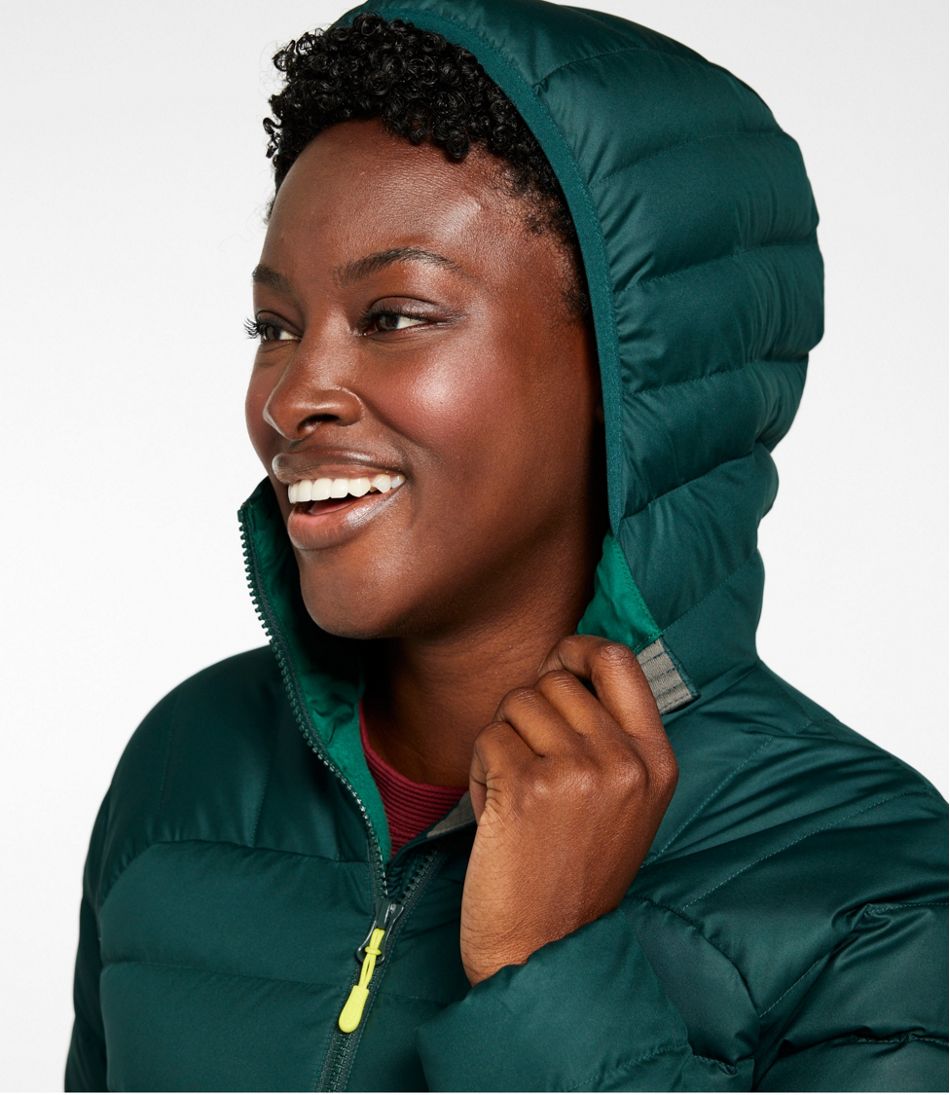 L.L.Bean Women's Bean's Down Hooded Jacket SALE|OUTERWEAR