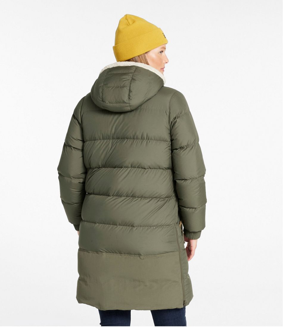 L.L.Bean Women's Mountain Classic Down Coat, Sherpa-Lined OUTERWEAR