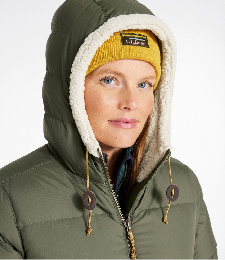 L.L.Bean Women's Mountain Classic Down Coat, Sherpa-Lined OUTERWEAR