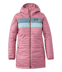 L.L.Bean Women's Mountain Classic Puffer Coat, Colorblock OUTERWEAR