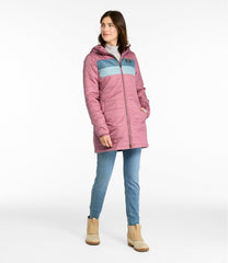 L.L.Bean Women's Mountain Classic Puffer Coat, Colorblock OUTERWEAR