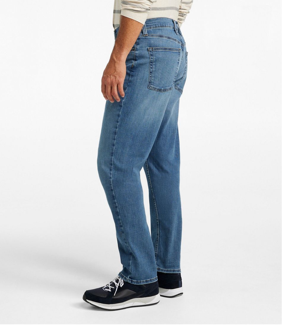 L.L.Bean Men's BeanFlex® Jeans, Standard Athletic Fit, Straight Leg CLOTHING