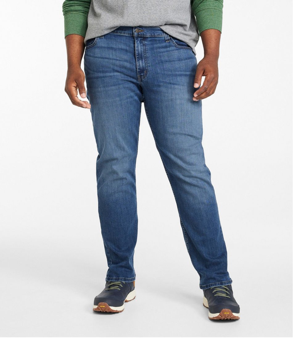 L.L.Bean Men's BeanFlex® Jeans, Standard Athletic Fit, Straight Leg CLOTHING