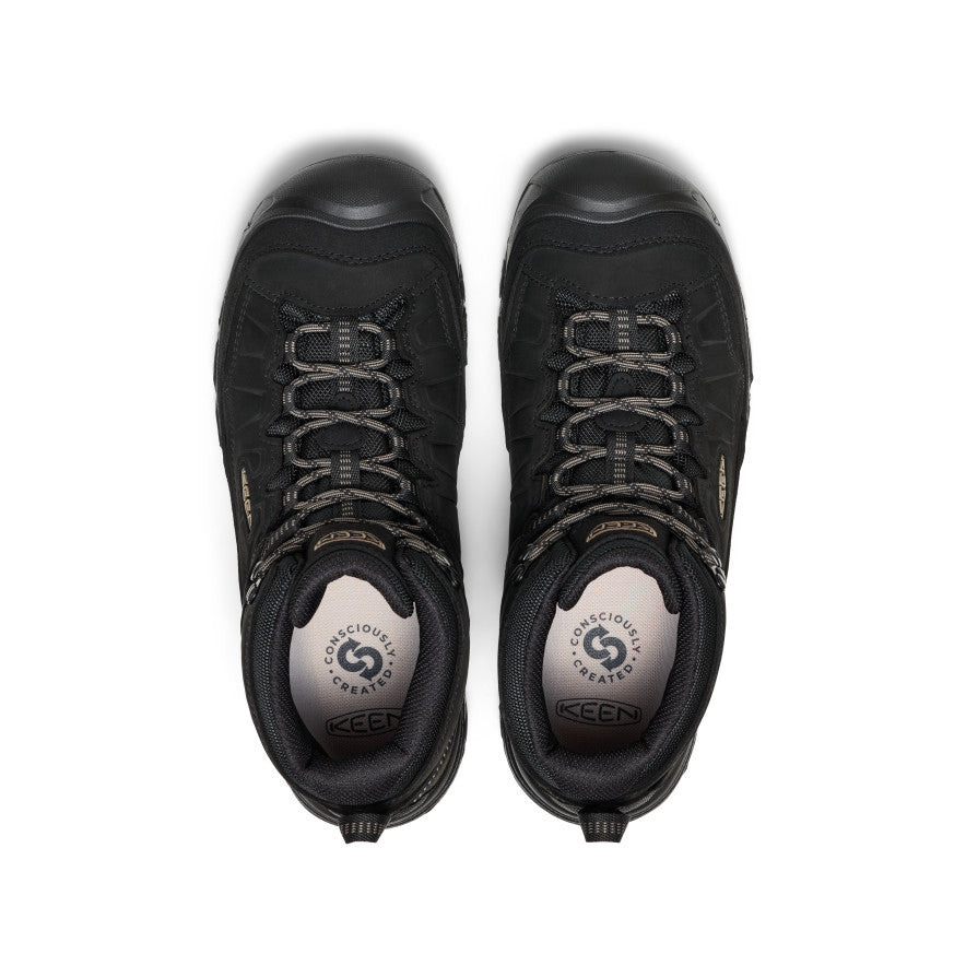 Men's Targhee IV Wide Waterproof Hiking Boot Triple Black / Keen / Triple Black