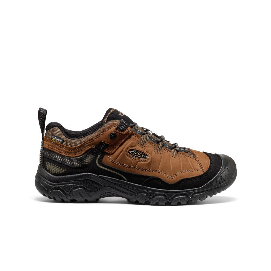 Men's Targhee IV Waterproof Hiking Shoe Bison/Black / Keen / Bison/Black
