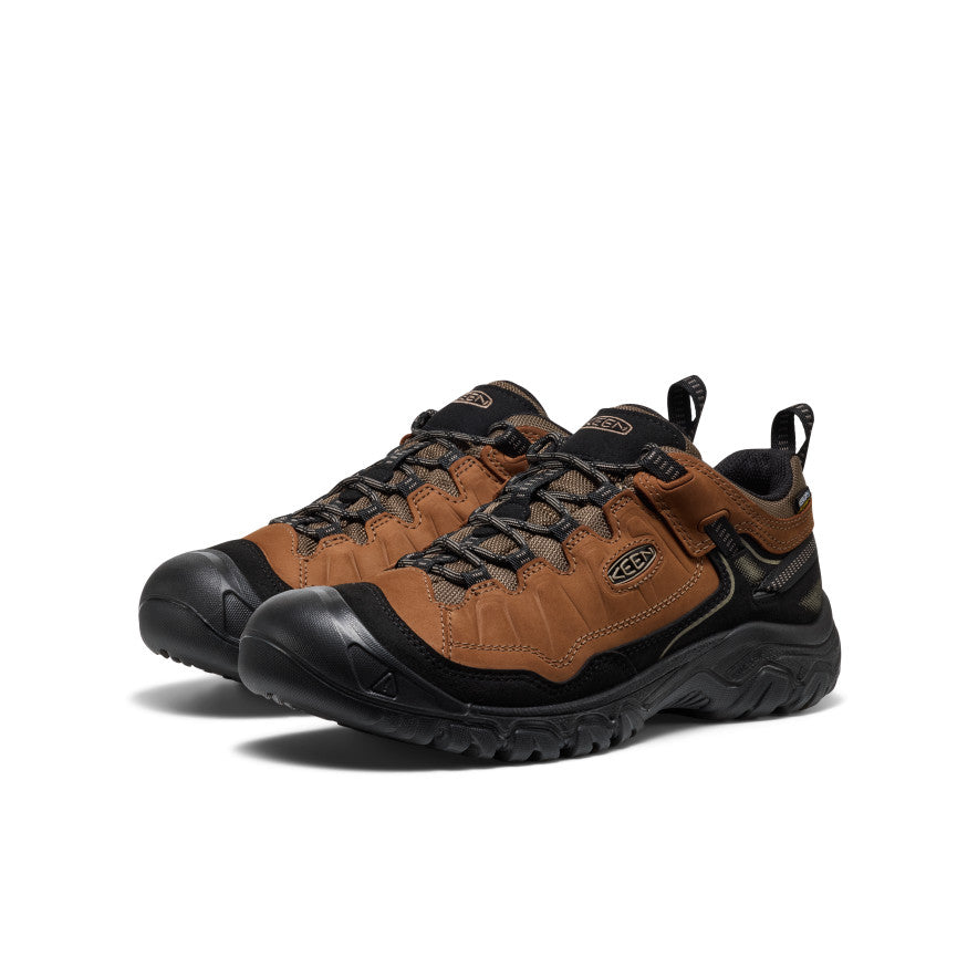 Men's Targhee IV Wide Waterproof Hiking Shoe Bison/Black / Keen / Bison/Black