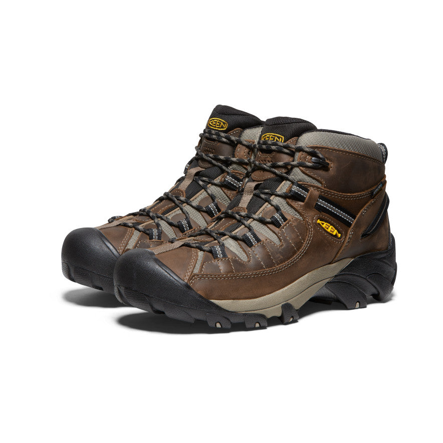 Men's Targhee II Mid Waterproof Hiking Boots Shitake/Brindle / Keen / Shitake/Brindle