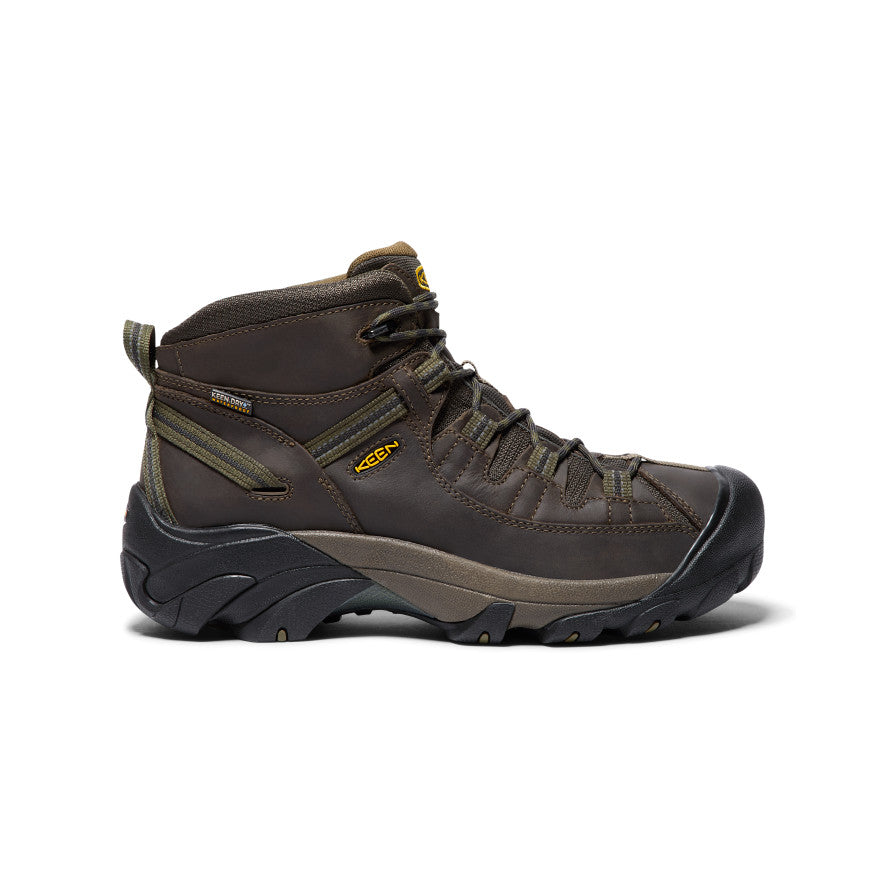 Men's Targhee II Waterproof Mid Wide Canteen/Dark Olive / Keen / Canteen/Dark Olive