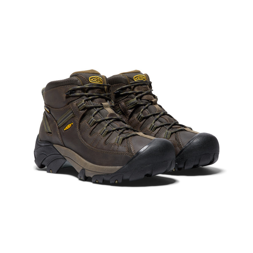 Men's Targhee II Waterproof Mid Wide Canteen/Dark Olive / Keen / Canteen/Dark Olive