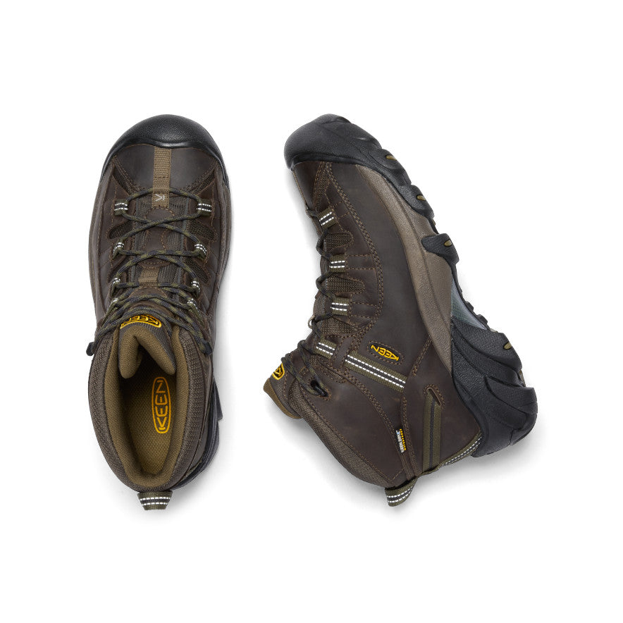 Men's Targhee II Waterproof Mid Wide Canteen/Dark Olive / Keen / Canteen/Dark Olive