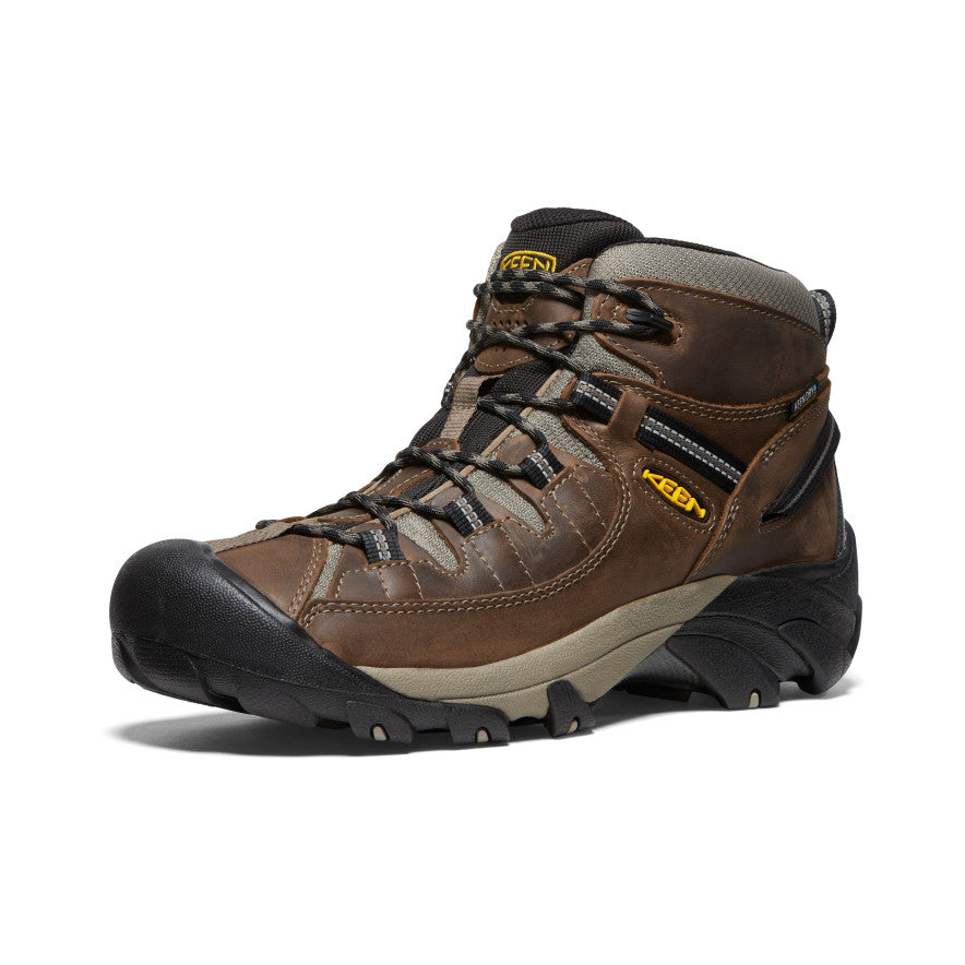 Men's Targhee II Waterproof Mid Wide Shitake/Brindle / Keen / Shitake/Brindle