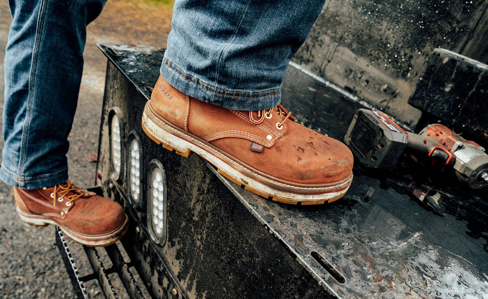 Men's Liberty 6" Waterproof 90° Heel Boot (Soft Toe) Bombay Brown/Gum / Keen / Bombay Brown/Gum