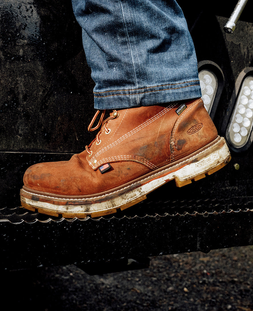 Men's Liberty 6" Waterproof 90° Heel Boot (Soft Toe) Bombay Brown/Gum / Keen / Bombay Brown/Gum