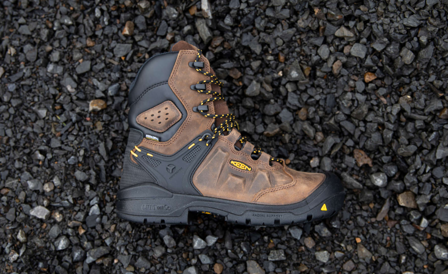 Men's Dover 8" Insulated Waterproof Boot (Carbon Toe) Dark Earth/Black / Keen / Dark Earth/Black