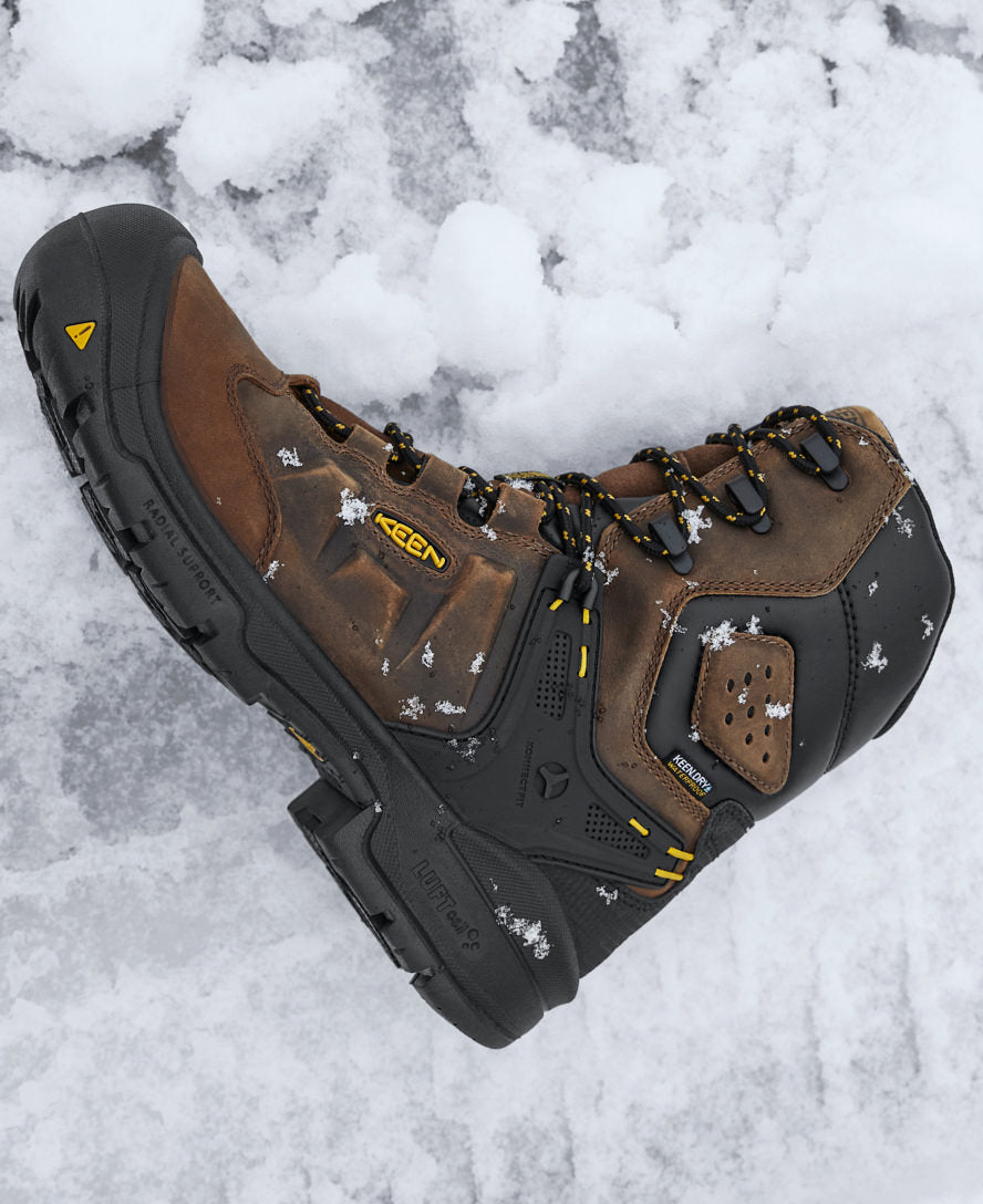 Men's Dover 8" Insulated Waterproof Boot (Carbon Toe) Dark Earth/Black / Keen / Dark Earth/Black