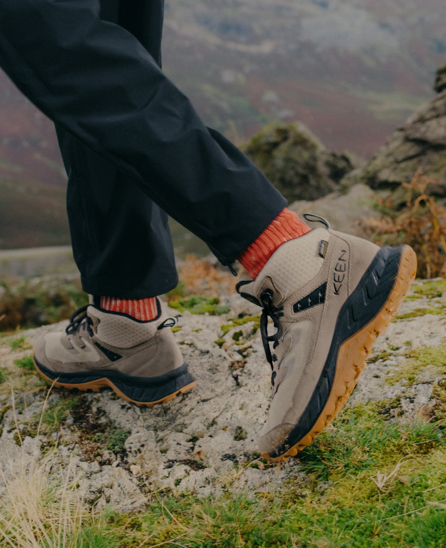 Men's Hightrail Waterproof Hiking Boot Brindle/Oak Buff / Keen / Brindle/Oak Buff