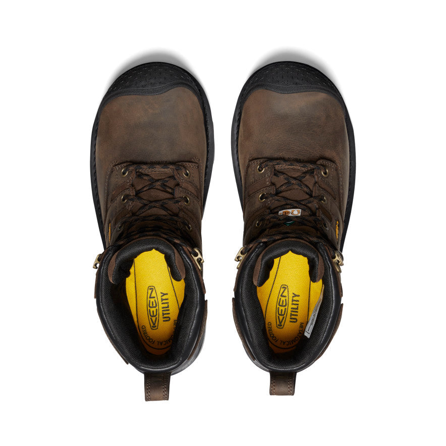Men's CSA Camden 6" Waterproof Boot (Carbon Toe) Dark Earth/Black / Keen / Dark Earth/Black