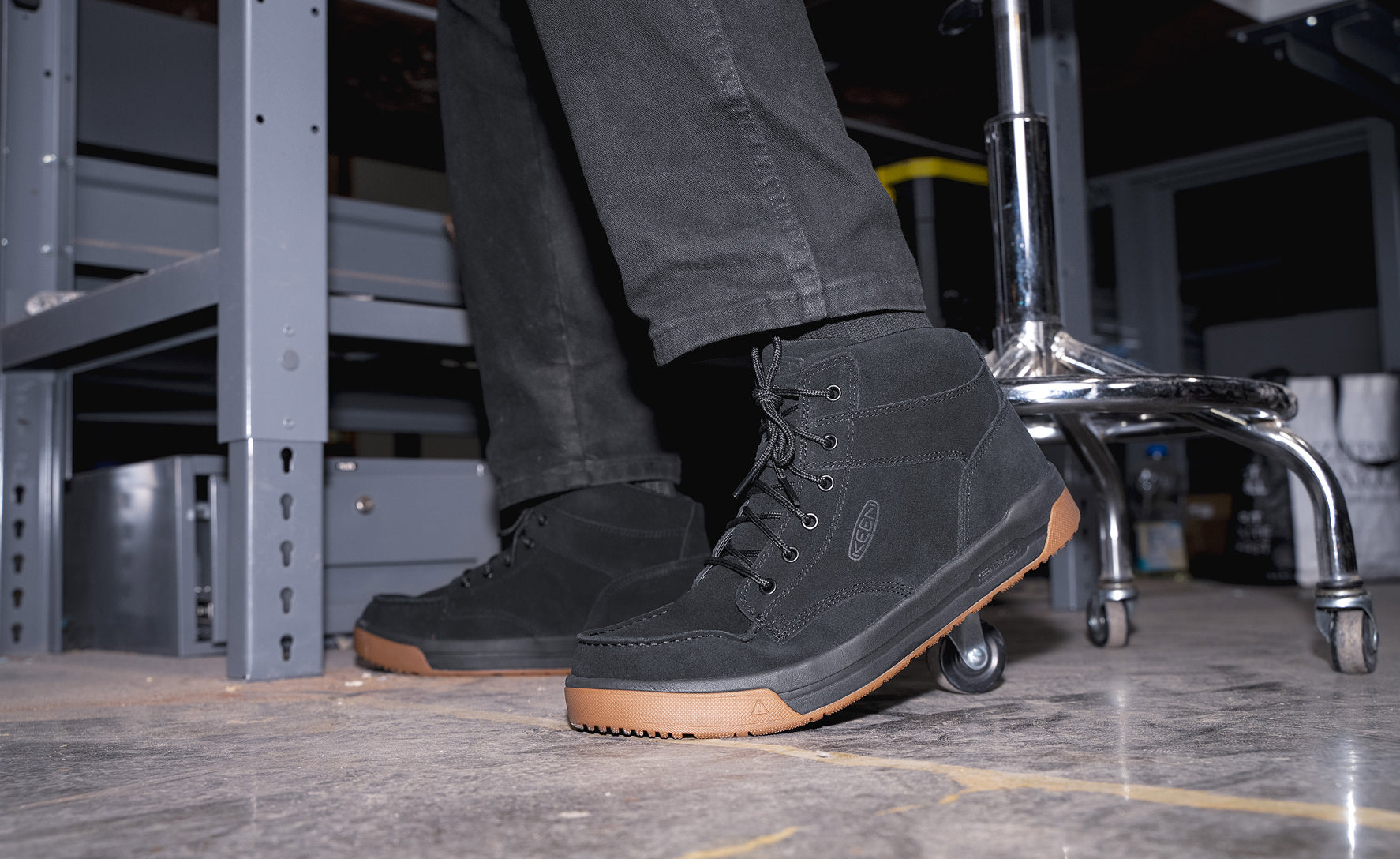 Men's Gibson Boot (Soft Toe) Belgian/Gum / Keen / Belgian/Gum