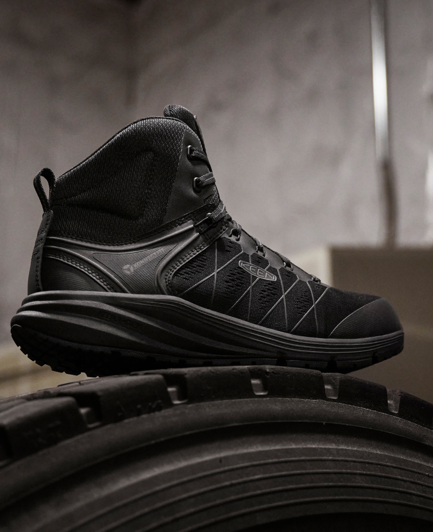 Men's Vista Energy Mid INT MET (Carbon Toe) Black/Raven / Keen / Black/Raven