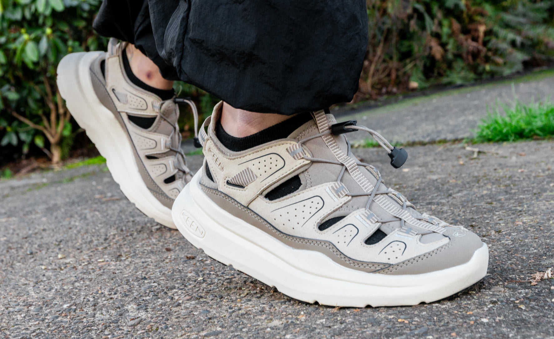 Men's WK450 Walking Sandal Black/Black / Keen / Black/Black