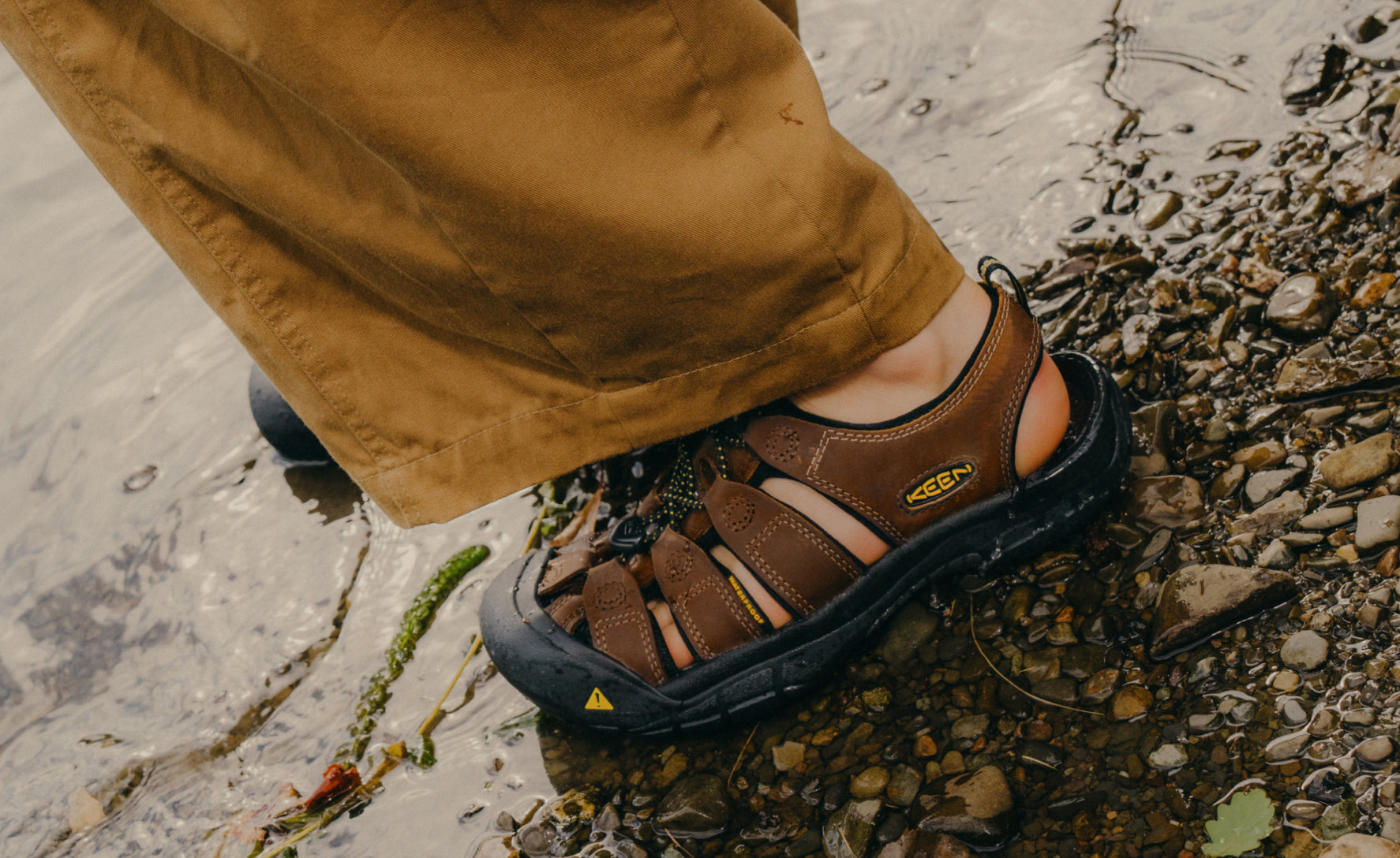 Men's Newport Leather Sandal Bison / Keen / Bison