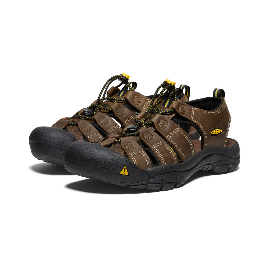 Men's Newport Leather Sandal Wide Bison / Keen / Bison