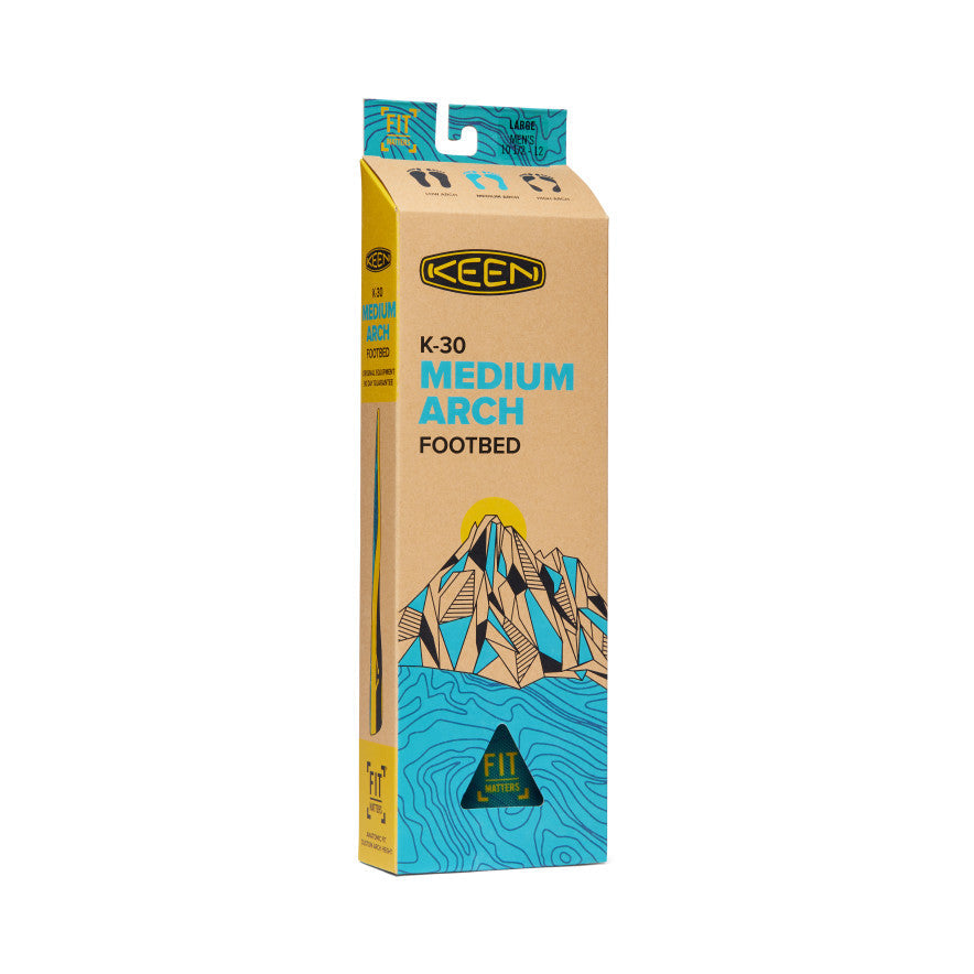 Men's Outdoor K-30 Medium Arch Insole Blue / Keen / Blue