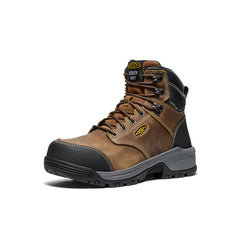 Women's Evanston 6" Waterproof Boot INT MET (Carbon Toe) Bison/Black / Keen / Bison/Black